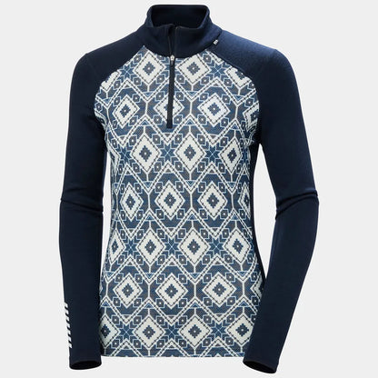 HH Women's LIFA® Merino Midweight 2-In-1 Graphic Half-Zip Base Layer