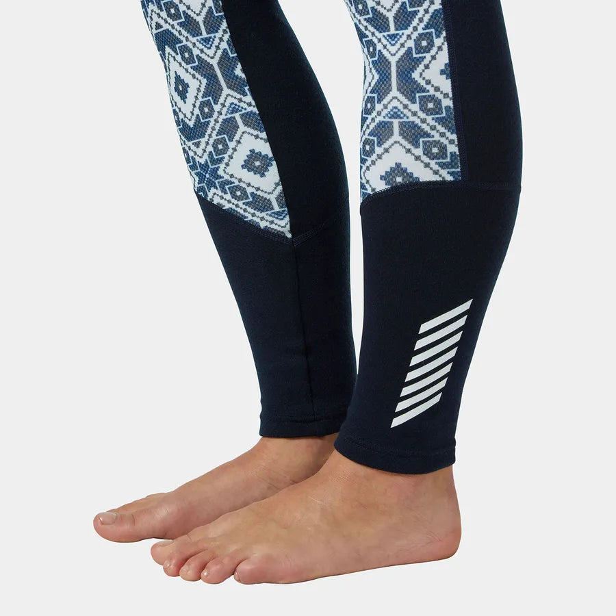 HH Women's Lifa Merino Midweight Graphic Base Layer Pants