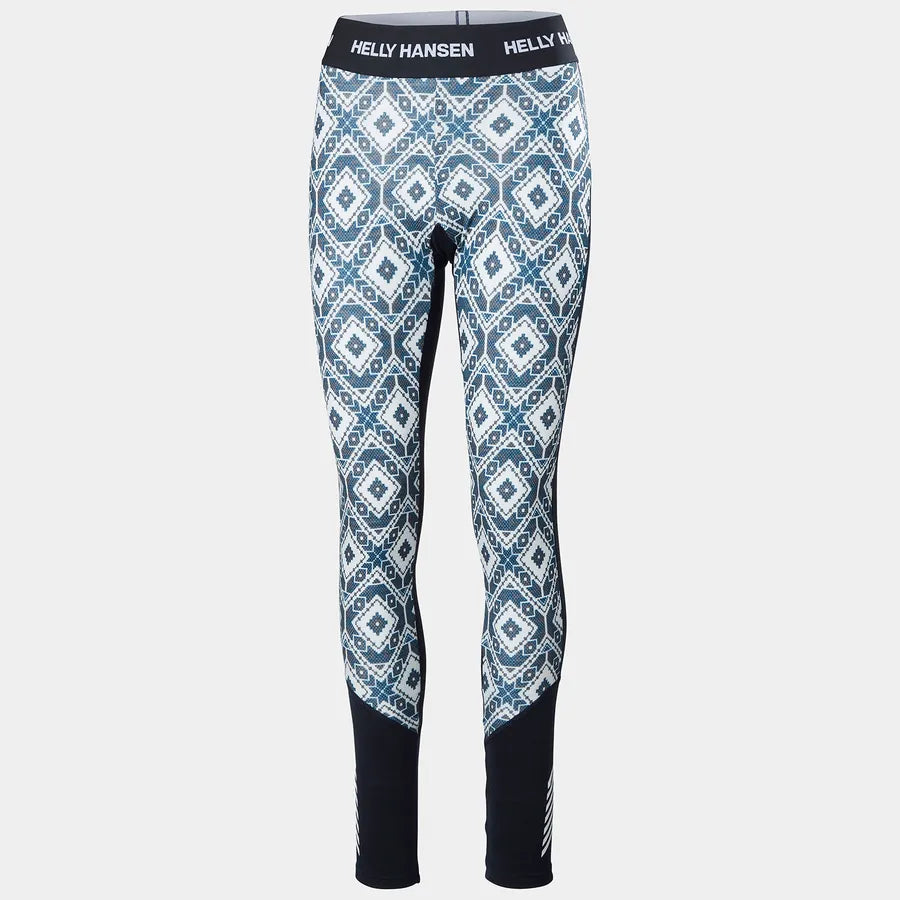 HH Women's Lifa Merino Midweight Graphic Base Layer Pants