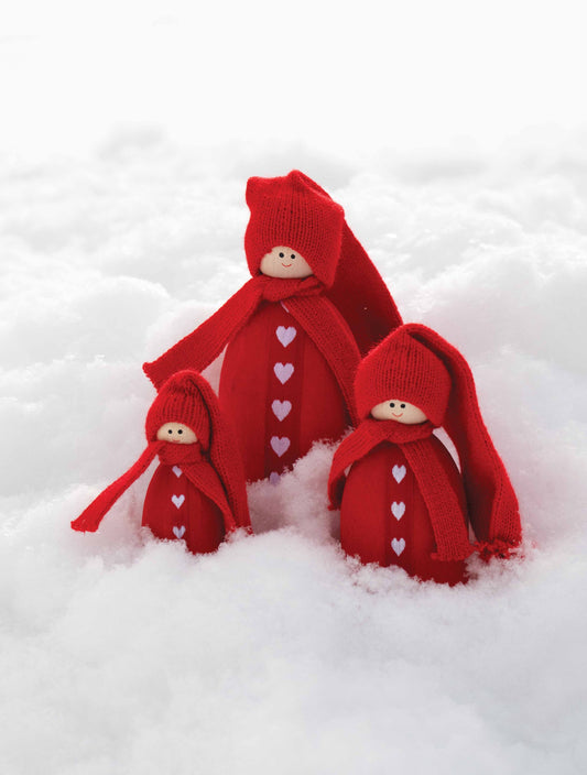 Tomte with Heart Ribbon