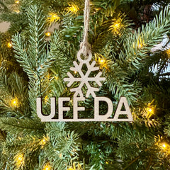 Ornament UFF DA Wood Engraved Aurora North