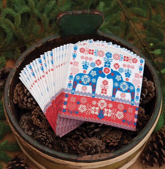 Dala Horse Lunch Napkin