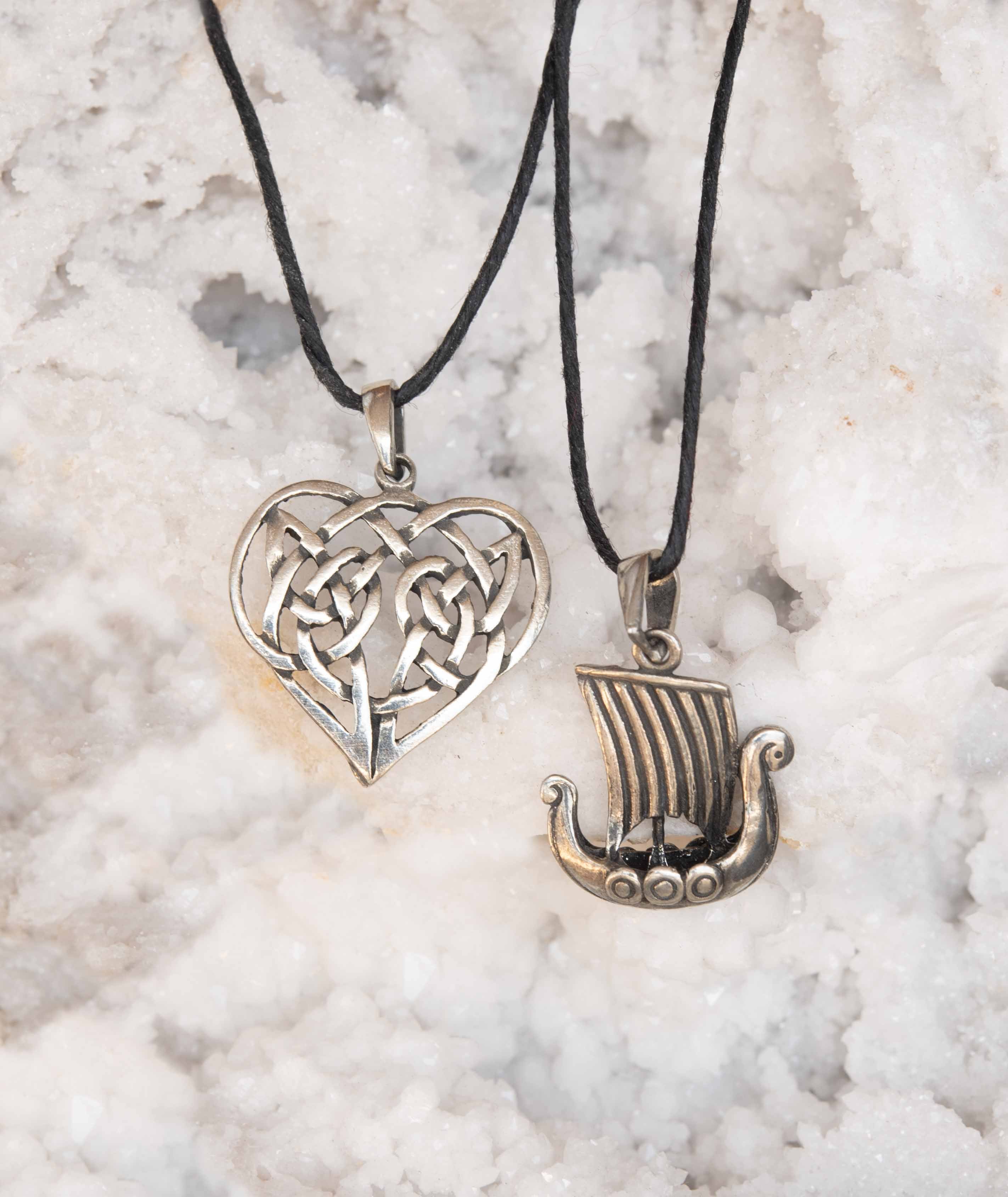 Nirvana Celtic Weave Heart Necklace