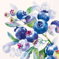 Blueberry Fruits Cream Lunch Napkins