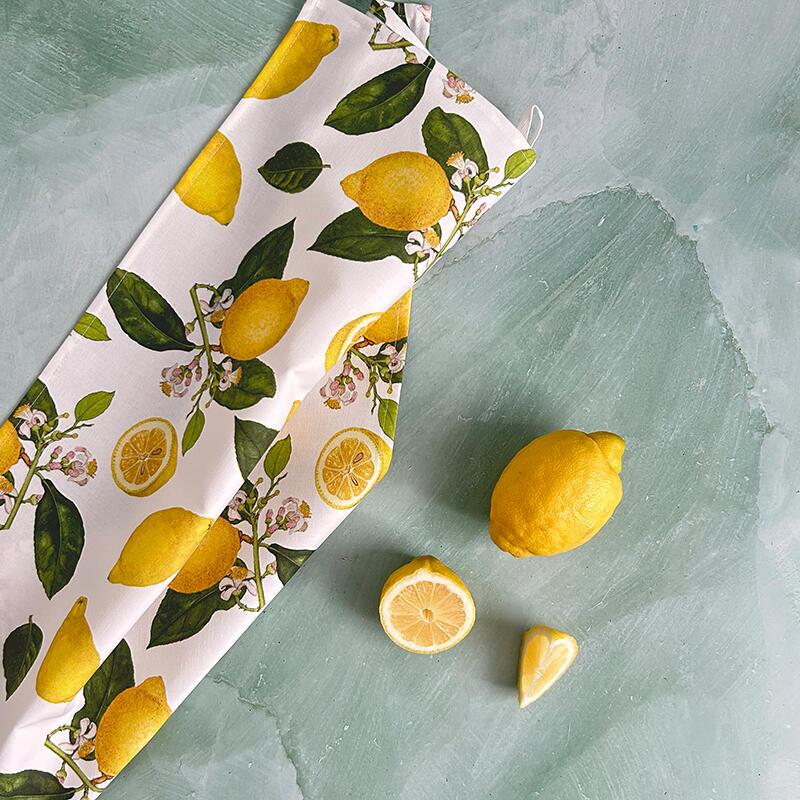 Lemons Citron Tea Towel 48x70cm