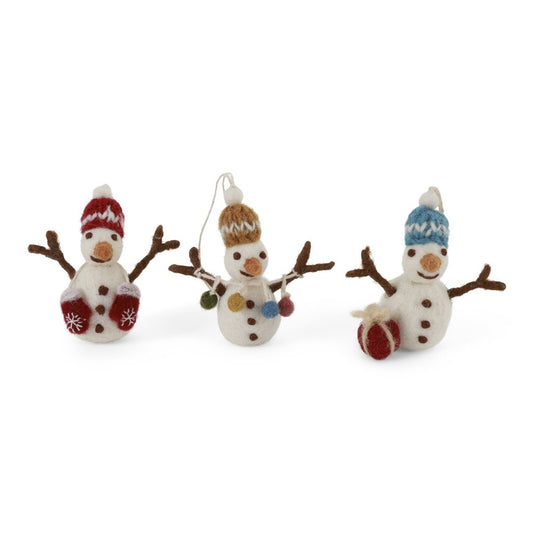 Gry & Sif Snowman Knitted Hats