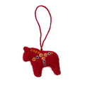 Felt Dalahast Ornament