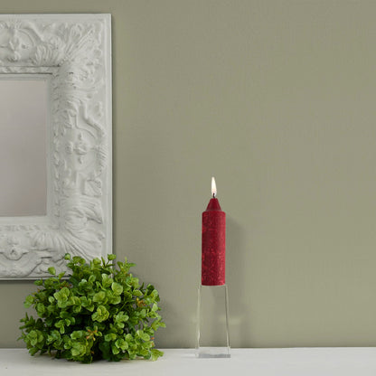 Root Collenette Candle Garnet 5"