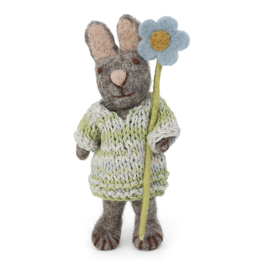 Gry & Sif Bunny Blue Flower