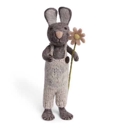 Gry & Sif Bunny with Flower Large
