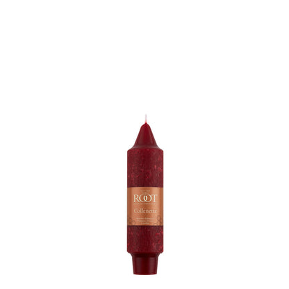 Root Collenette Candle Garnet 5"