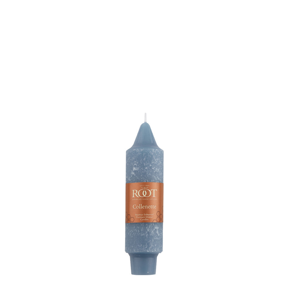 Root Collenette Candle Williamsburg Blue 5"