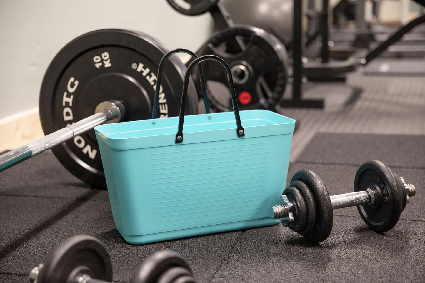 Hinza Tote Aqua Green Plastic