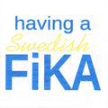 Having a Swedish Fika Lunch Napkin