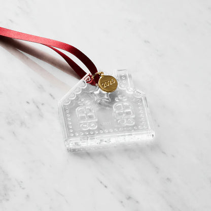 2025 Orrefors Annual Holiday Ornament Gingerbread House