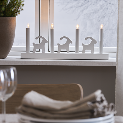 Bruse Wooden Candle Holder Star Trading