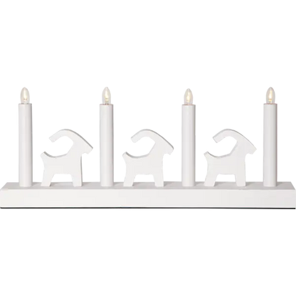 Bruse Wooden Candle Holder Star Trading