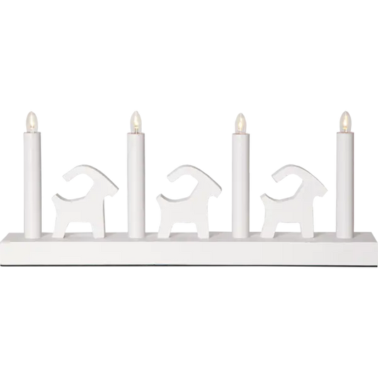 Bruse Wooden Candle Holder Star Trading