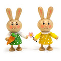 Ornament Wood Bunny Spring