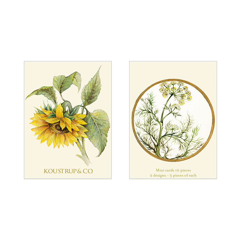 Notecards Mini Sunflower