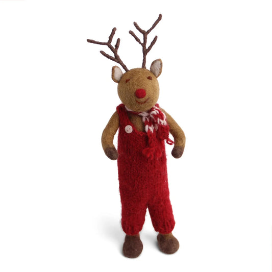 Gry & Sif Reindeer Rudolph Red Large