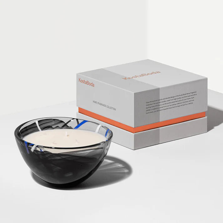 Kosta Boda Contrast Bowl with Candle