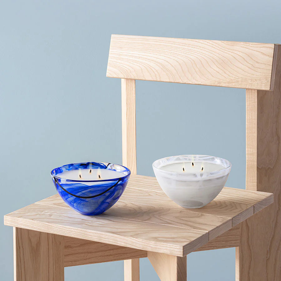 Kosta Boda Contrast Bowl with Candle
