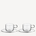 Kosta Boda Viva Cup and Plate Set of 2