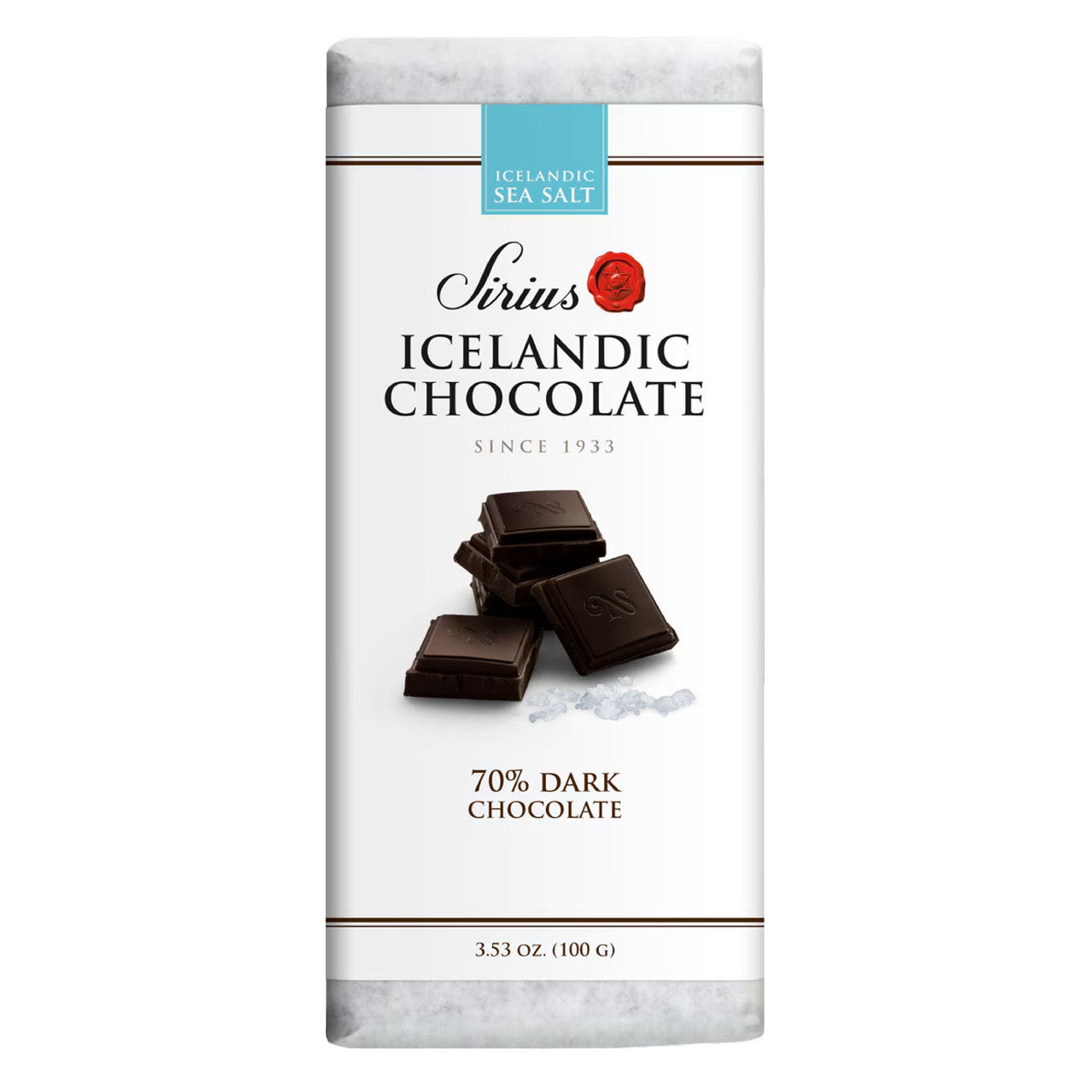 Sirius 70% Dark Chocolate Sea Salt 1 Bar