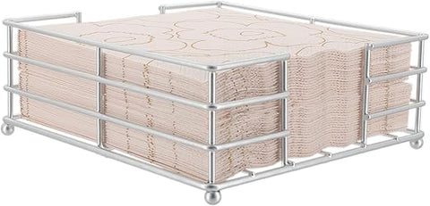 Napkin Holder Caddy Silver