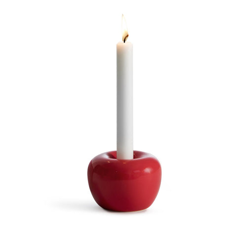 Born Apple Candle Holder Red