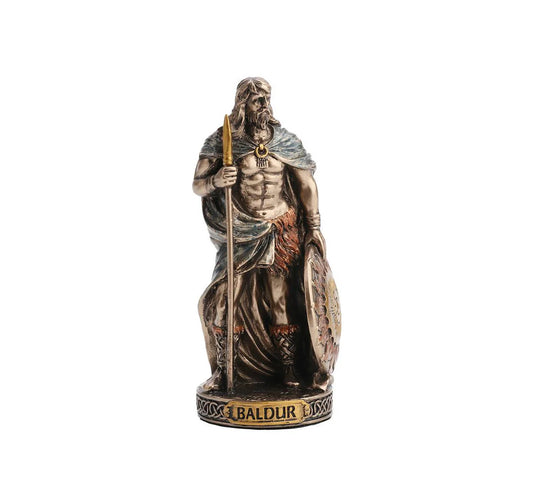 Bronze Baldur Viking Statue Small