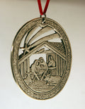 Nativity Pewter Ornament Norway