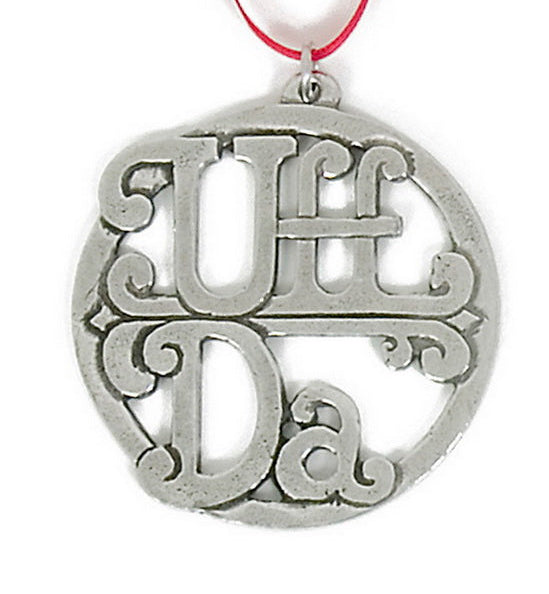 Uff Da Pewter Ornament Norway