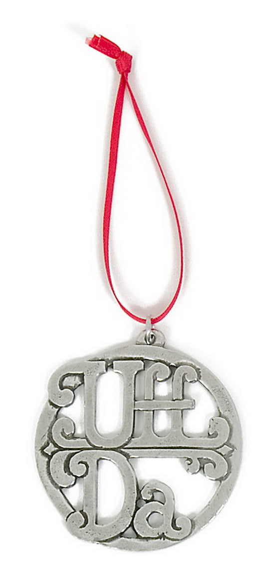 UffDa Pewter Ornament Norway