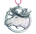 Moose Pewter Ornament Norway