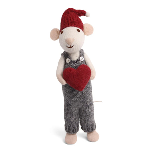 Gry & Sif Mouse with Heart Large