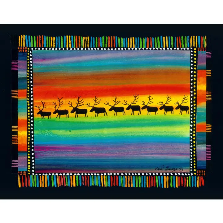 Sami Reindeer Framed Print