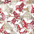 Winter Village Christmas Lunch Napkins
