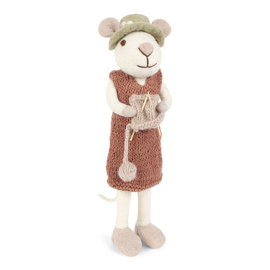 Gry & Sif Mouse Knitting Large