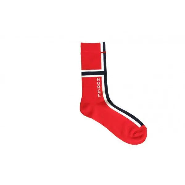 Rock Norwegian Flag Sock - 1 Pair