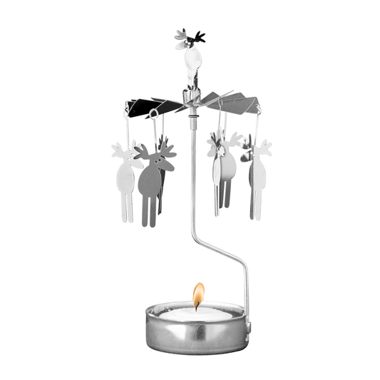 Rotary Candle Holder Moose