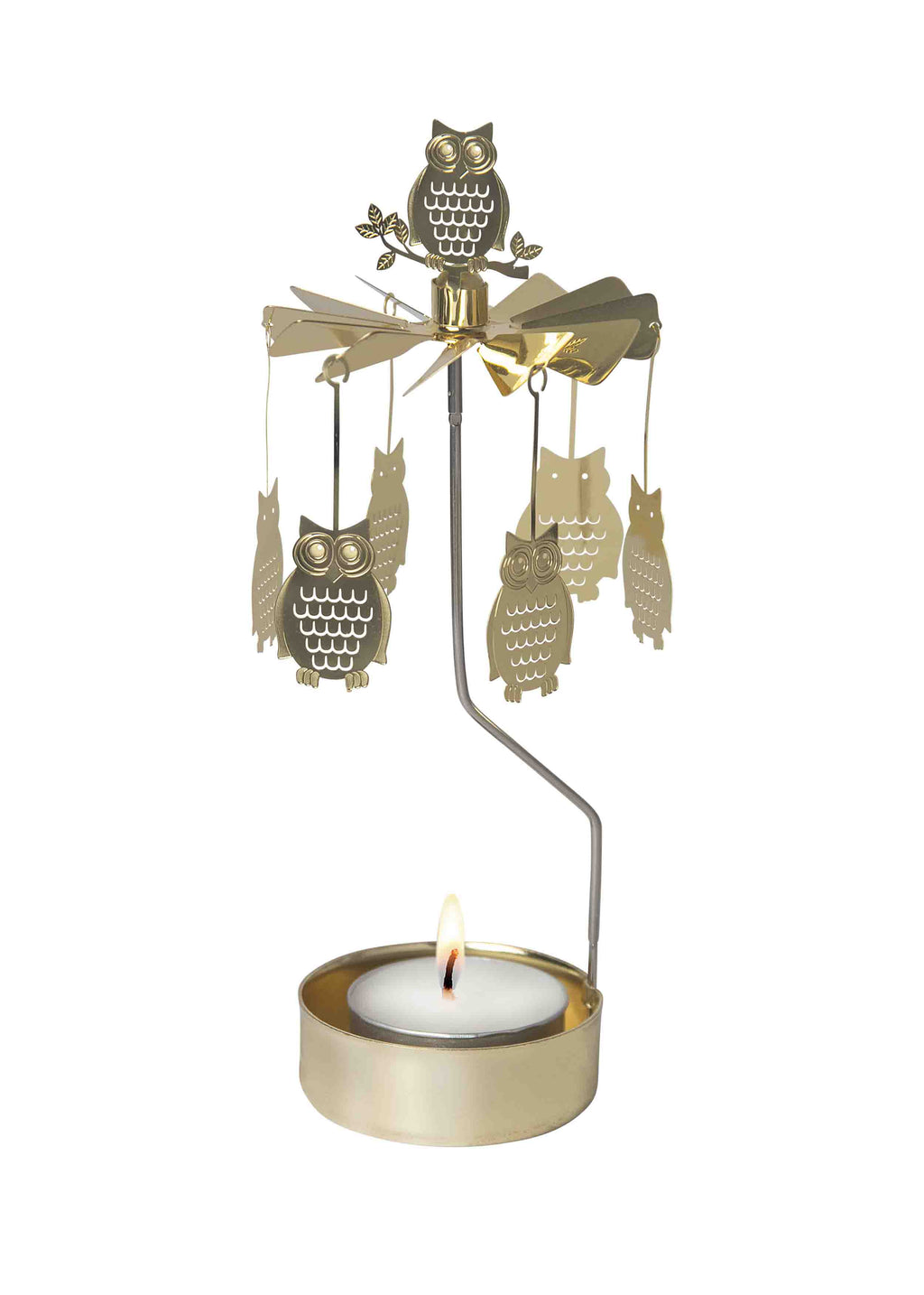 Rotary Candle Owl