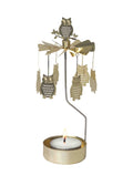 Rotary Candle Owl