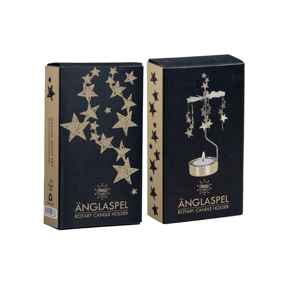 Rotary Candle Night Sky Gold