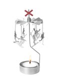 Rotary Candle Up North in Silver
