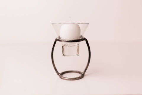 Danish Iron Vase 1 Cup