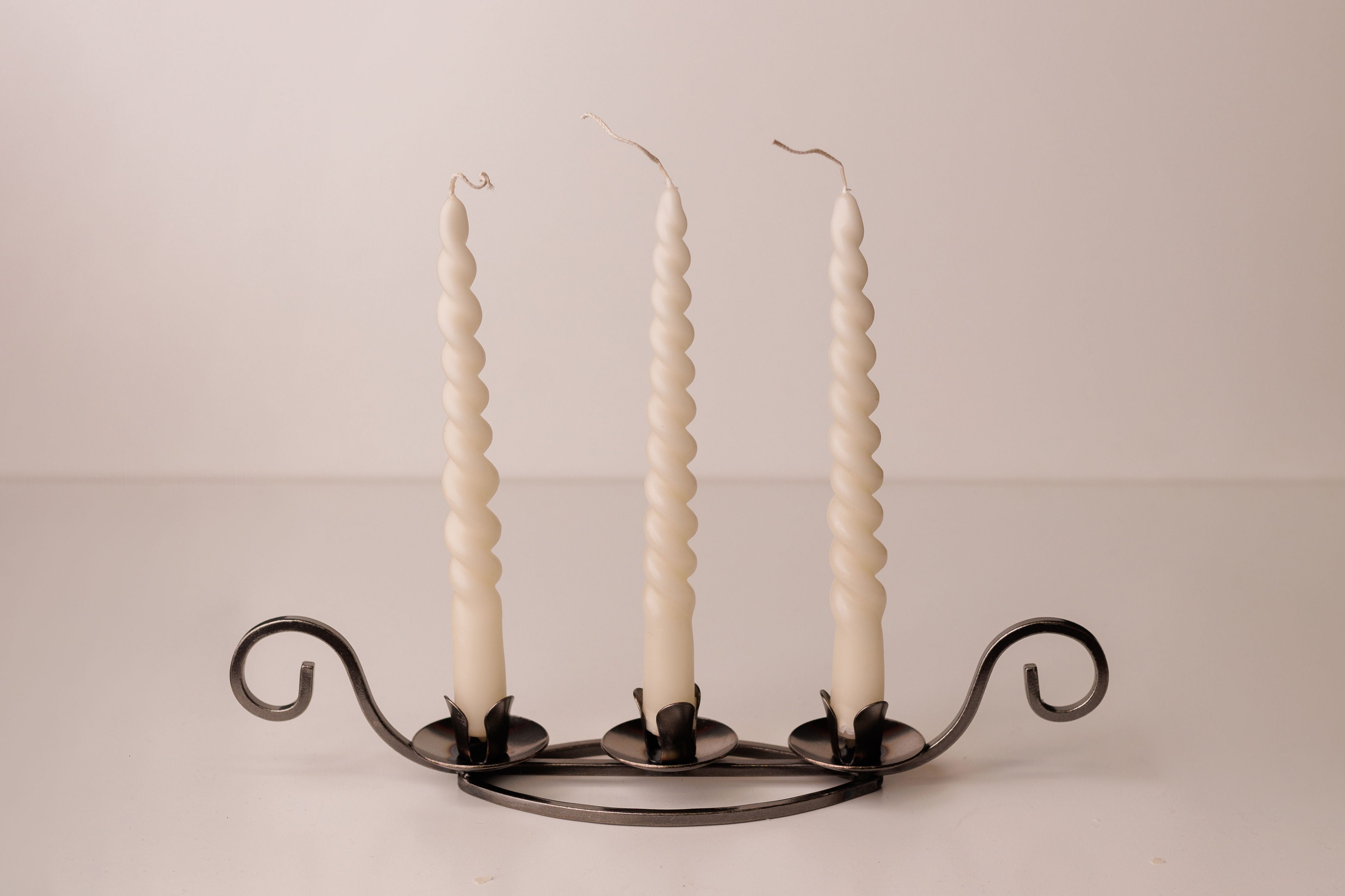 Danish Iron Viking Ship Candleholder