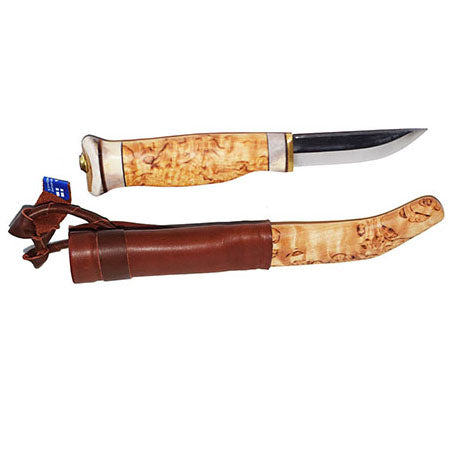 Knife Sami Burlwood Sheath Small
