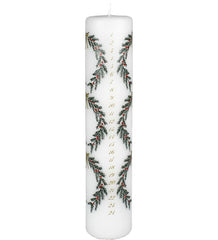 Tall Advent Candle Christmas Wreath